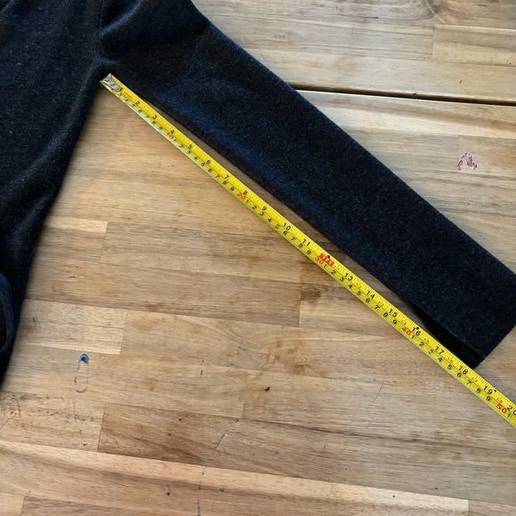 Banana Republic Charcoal Grey Merino Wool Wrap Cardigan S - Picture 5 of 11